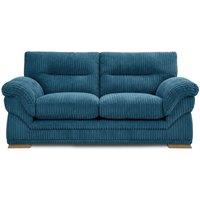 Bliss Furniture Amalfi 2 Seater Claude Sofa Modern Plush Fabric in Blue | Size: 2 Pack