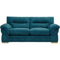 Bliss Furniture Amalfi 3 Seater Claude Sofa Modern Plush Fabric in Blue | Size: 3 Pack