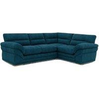 Bliss Furniture Amalfi Claude Left Hand 2 Piece Corner Sofa in Blue | Size: 4 Pack