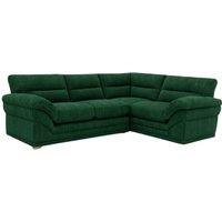 Bliss Furniture Amalfi Claude Left Hand 2 Piece Corner Sofa in Green | Size: 4 Pack