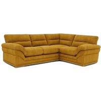 Bliss Furniture Amalfi Claude Left Hand 2 Piece Corner Sofa in Mustard | Size: 4 Pack