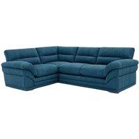 Bliss Furniture Amalfi Claude Right Hand 2 Piece Corner Sofa in Blue | Size: 4 Pack