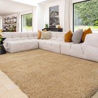 Kukoon Beige Washable Machine Shaggy Premium Rug | Size: 160 cm x 230 cm