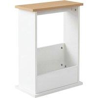 Nordara Natural Slim Compact Side Table Sofa End Table Bedroom | Size: 100 cm x 15 cm