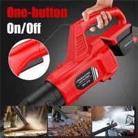 Nordara 3-in-1 Cordless Leaf Blower, Vacuum Shredder with Batteries & Charger in Red | Size: 100g