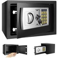 Nordara 8.5L Solid Steel Fireproof Safe for Home Office Valuables Cash Storage in Black