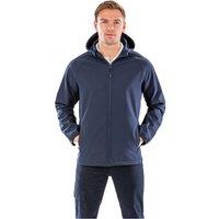 Result Recycled Men's 3 Layer Printable Soft Shell Jacket in Navy | Size: Large
