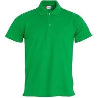 Clique Men's Basic Melange Polo Shirt in Green | Size: Large