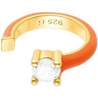 Gold Trip Women's Apricot Enamel Ear Cuff in Gold