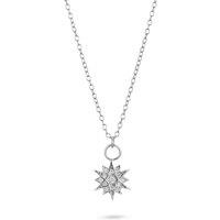 Gold Trip Women's Celestial Star Necklace in Silver