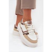 Love Lace Women's Platform Sneakers in with Soft Insole Everyday Style in White | Size: 5.5