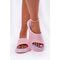 Love Lace Women's Big Star Lightweight Foam Flip Flops Summer Comfort Sandals in Pink | Size: 3.5