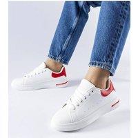 Love Lace Women's Sport Sneakers Leland Fabric Lace Up Summer Comfort Ventilated in White | Size: 5.5
