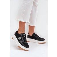 Love Lace Women's Big Star Sport Shoes HIPOLY System Sneakers for Everyday in Black | Size: 3.5
