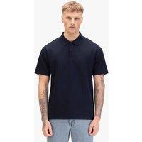 Luke 1977 Men's La Fe Textured Knit Polo in Dark Navy | Size: Large