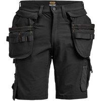 Jobman Men's Craftsman 4 Way Stretch Shorts in Black | Size: 38R