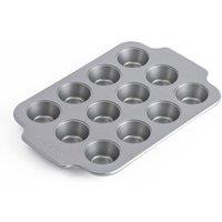 KitchenAid Metal Bakeware Mini Round Cake Pan in Light Grey