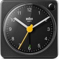 Braun Classic Travel Alarm Clock in Black