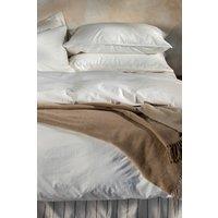 Soak&Sleep White Stonewashed Cotton Bed Set | Size: Double