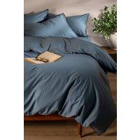 Soak&Sleep Storm Blue Stonewashed Cotton Bed Set | Size: King
