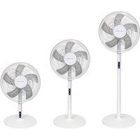 Russell Hobbs 3 in 1 Pedestal Fan with 8 Speed Settings LED Display RHMPF3IN1 in White