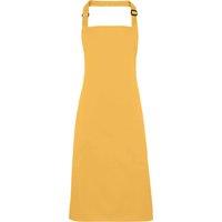 Premier Colours Bib Apron Workwear Pack of 2 in Yellow