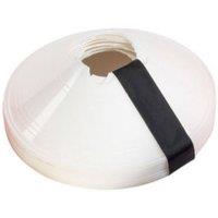 Precision Sleeved Saucer Cones (Pack Of 10) in White