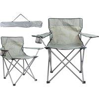 Summit Quickseat Logo Folding Chair in Grey