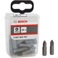 Bosch Phillips Head Screwdriver Bit (Pack of 25) in Black