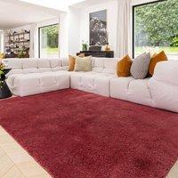 Kukoon Wine Washable Machine Wash Shaggy Rug | Size: 80 cm x 150 cm