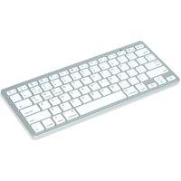 Nordara Slim Wireless Bluetooth Keyboard for iMac iPad Android in Silver