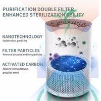Nordara Home Indoor Air Treatment Device HEPA Filter Unit in White | Size: 100 cm