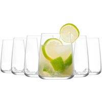 LAV Terra Highball Glasses - 590ml - Clear - Pack of 6