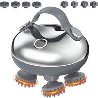 SHEONLY Electric Scalp Massager with 3 Modes in Silver