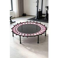 40in Round Trampoline with Bungee Cords for Home Fitness in Pink