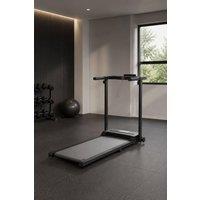 Home Gym Folding Treadmill with Safety & Adjustable Speed in Black