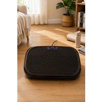 Vibration Plate with Resistance Bands & Remote Control in Black