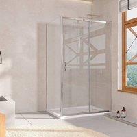 Bathroom Kingdom Shire 6mm Side Panel 760mm in Silver