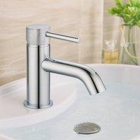 Bathroom Kingdom Redondo Chrome Round Basin Mixer Tap in Silver