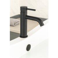 Bathroom Kingdom Redondo Matt Black Round Tall Basin Mixer Tap