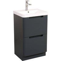 Bathroom Kingdom Monza Grey Basin Vanity 500mm