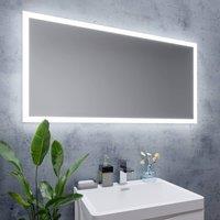 Bathroom Kingdom Noah Illuminated LED Mirror 600x1200mm in Silver
