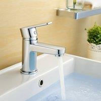 Bathroom Kingdom Pembroke Chrome Basin Mixer Tap & Waste in Silver