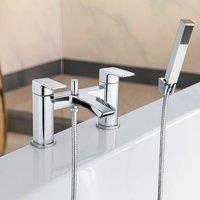 Bathroom Kingdom Swansea Chrome Bath Shower Mixer Tap in Silver