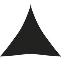 Berkfield Home Sunshade Sail Oxford Fabric Triangular 3.6x3.6x3.6 m Black