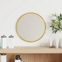 Berkfield Home Wall Mirror Gold 20 cm Round