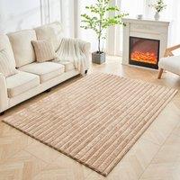 GAVENO CAVAILIA Shum Faux Fur Rug in Natural | Size: 120 cm x 170 cm