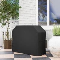 OUTSUNNY Gas BBQ Cover Waterproof 420D Oxford Fabric Barbecue Covers, 147 x 61 x 120cm in Black | Size: 147 x 61 x 120 cm
