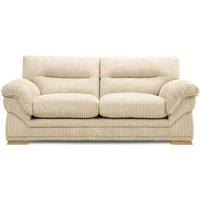 Bliss Furniture Amalfi 3 Seater Claude Sofa Modern Plush Fabric in Cream | Size: 3 Pack