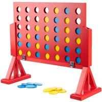 Grasshopper Games 4 In A Row Game in Light Red